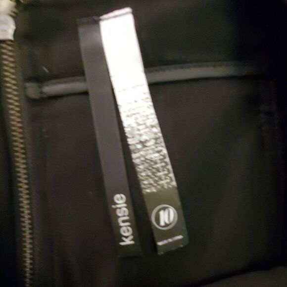 NWOT---Kensie black skirt with front sequin detail - Picture 3 of 7